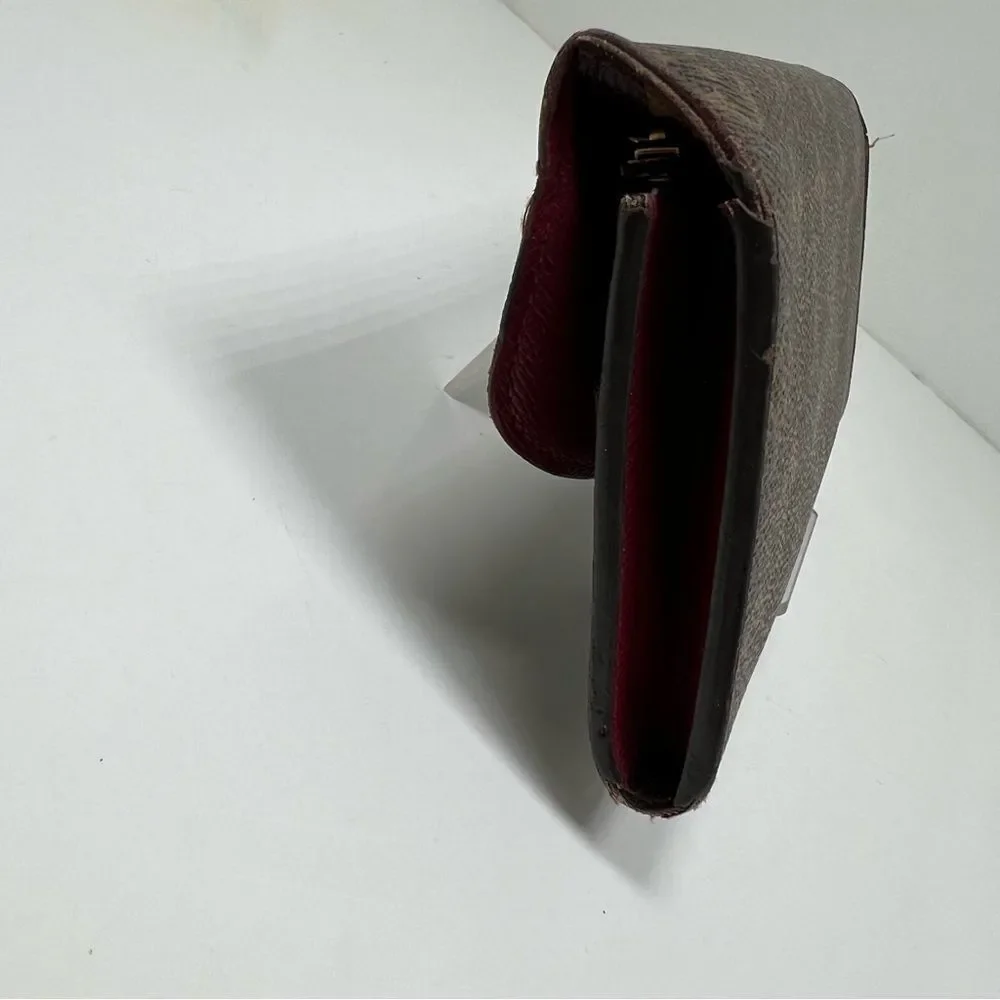 LOUIS VUITTON LONG WALLET MONOGRAM CANVAS BROWN